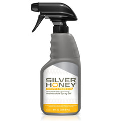 Absorbine Silver Honey appliqué sans contact sur zone irritée d’un chien.