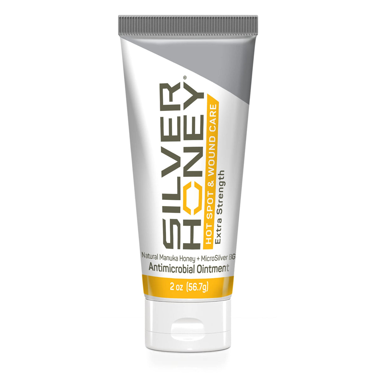 Absorbine Silver Honey tube-application soulage les irritations cutanées chez les chiens.