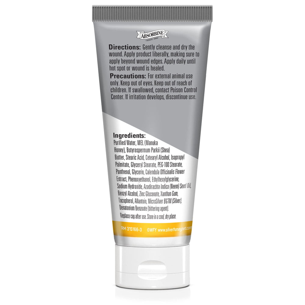 Absorbine Silver Honey, traitement rapide potentiel pour démangeaisons et rougeurs.