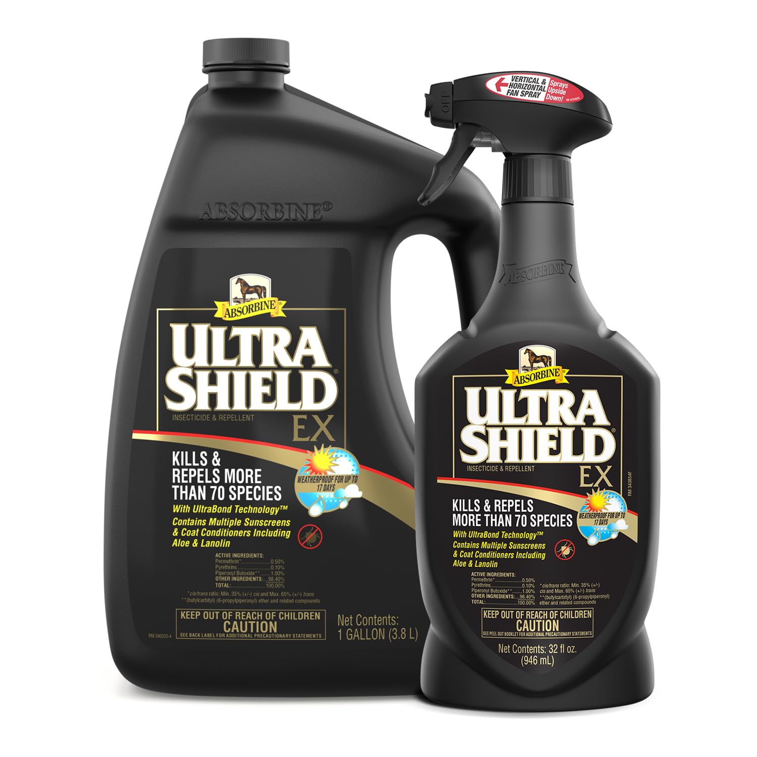 Absorbine UltraShield EX recharge 3,8 L pour prolonger la protection.