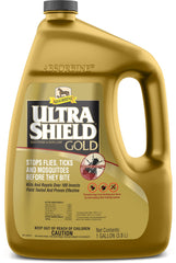 Absorbine UltraShield Gold, bouteille 128 oz, protège les insectes autour du cheval.