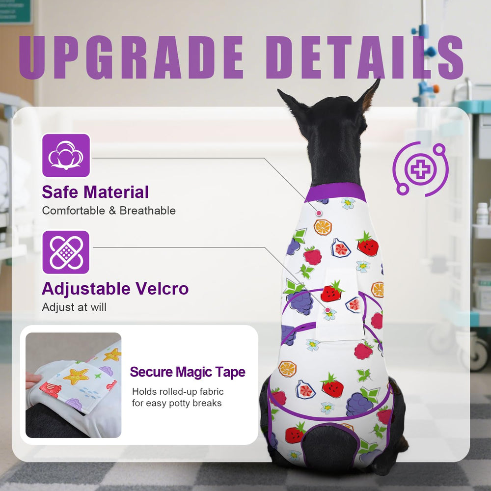Fermeture Velcro et taille ajustable sur Abuandi, facilite l adaptation au corps du chien.