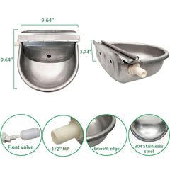 Abustle pig gamelle eau automatique mouton assure eau propre en continu.