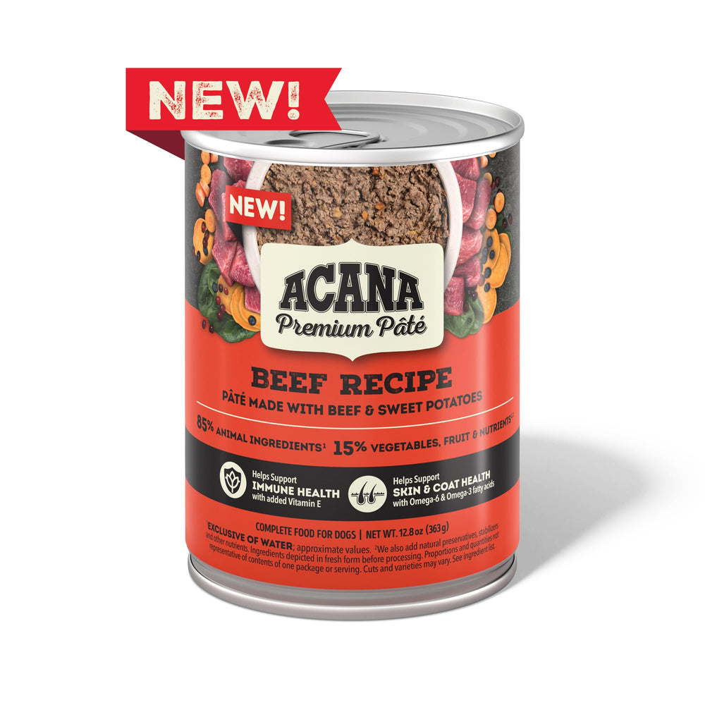 ACANA Boîtes 12 x 364 g, repas humide pratique.