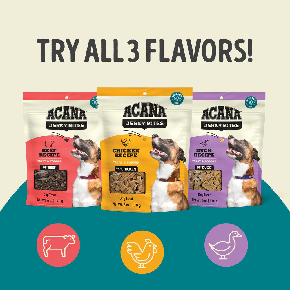 Bouchées ACANA Canard – idéal comme topping sur croquettes.
