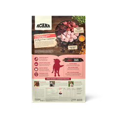 ACANA Butcher's Favorites bœuf frais et foie, morceaux savoureux pour chiens.