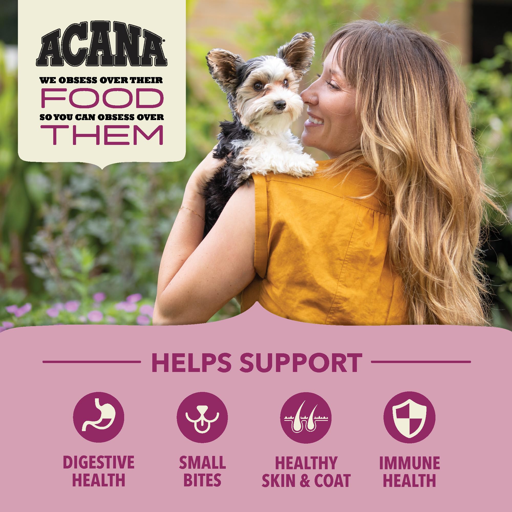 ACANA céréales riches en fibres – avoine sorgho millet pour digestion