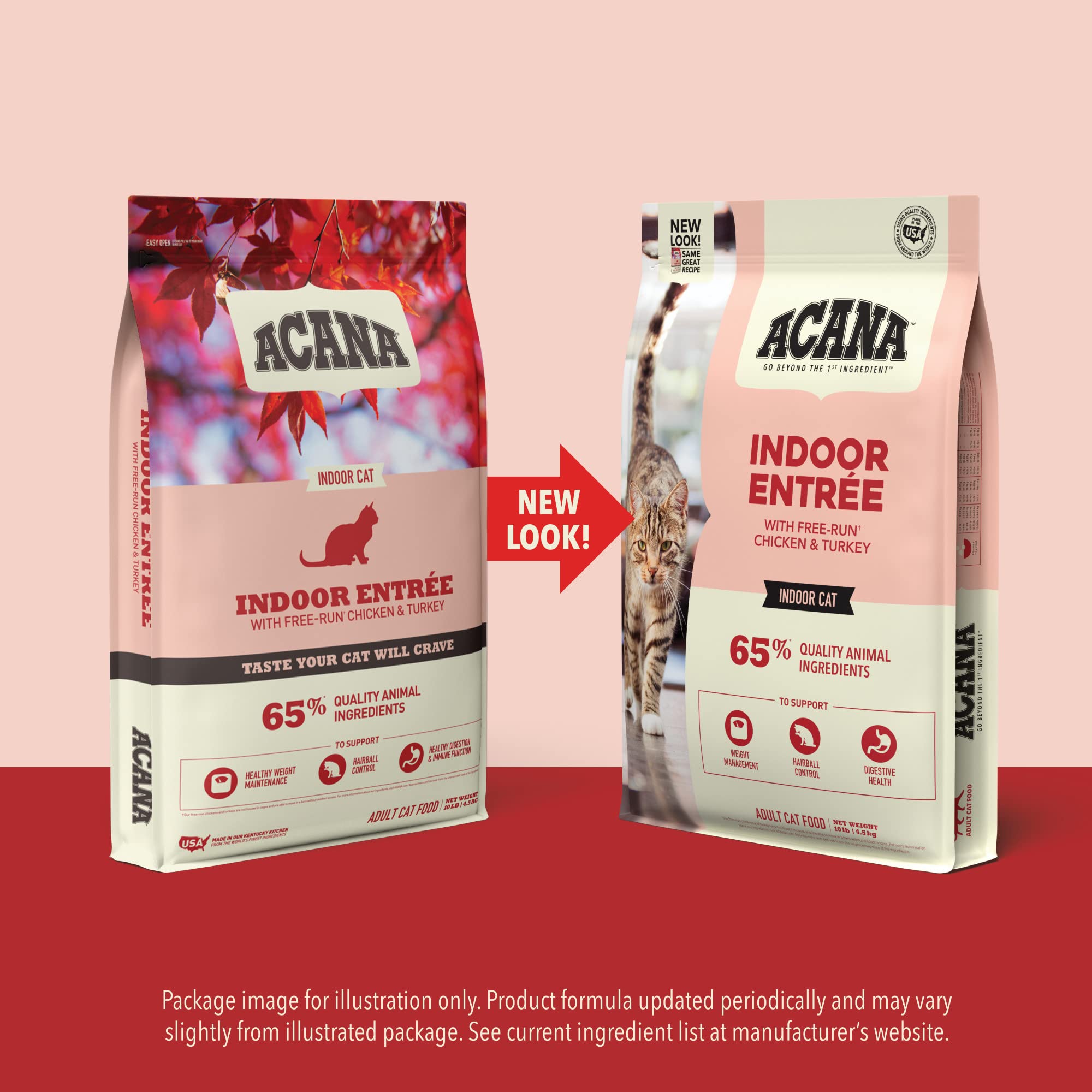 ACANA Indoor Entrée: fabrication aux États‑Unis avec des ingrédients de qualité.