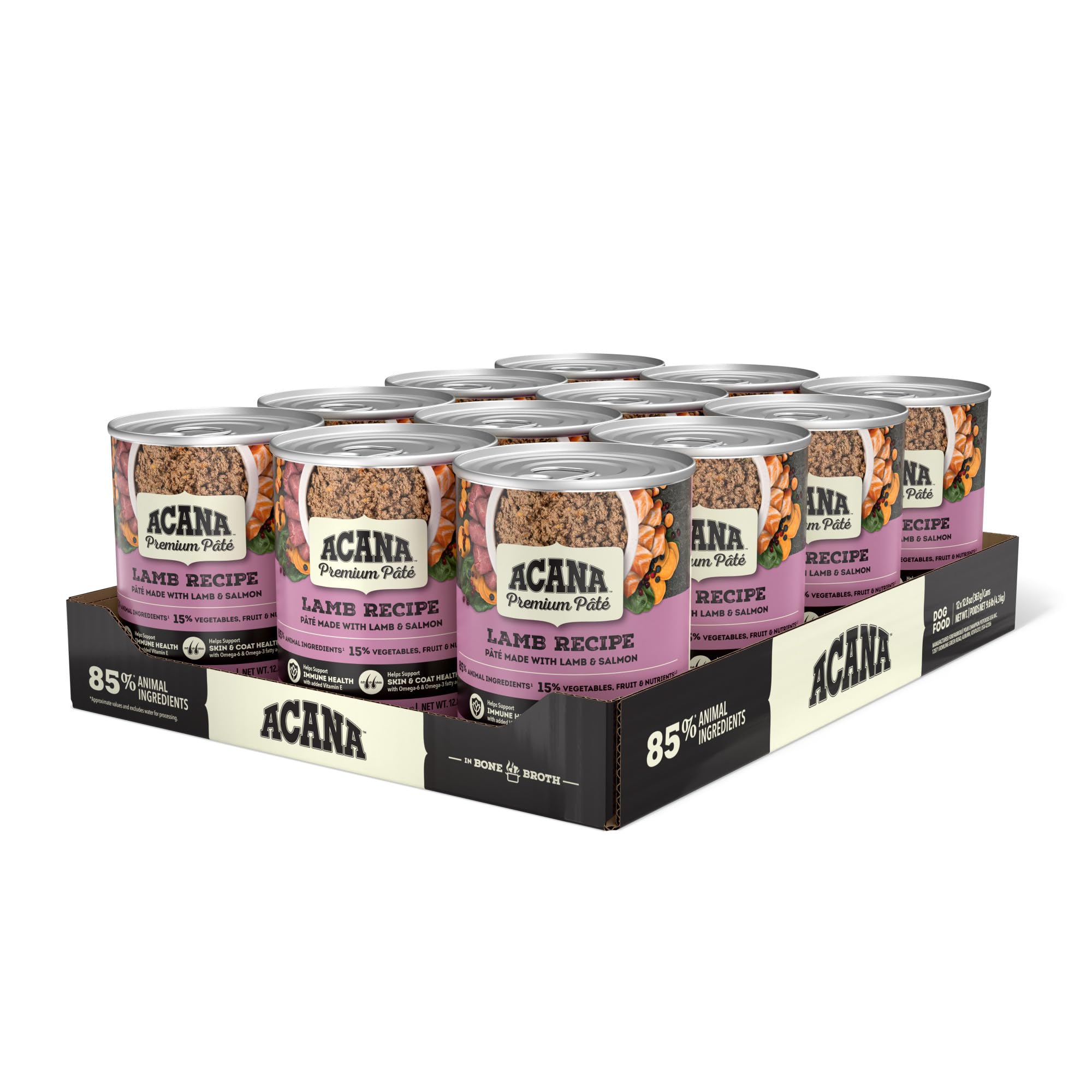 ACANA Pâté bouillon d’os agneau, texture onctueuse et hydratante pour le repas