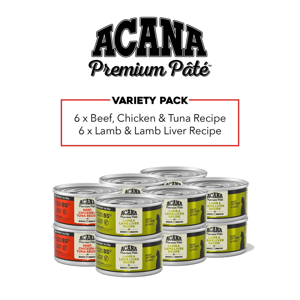 ACANA Pâté Chat — arôme subtil qui peut éveiller l'appétit.