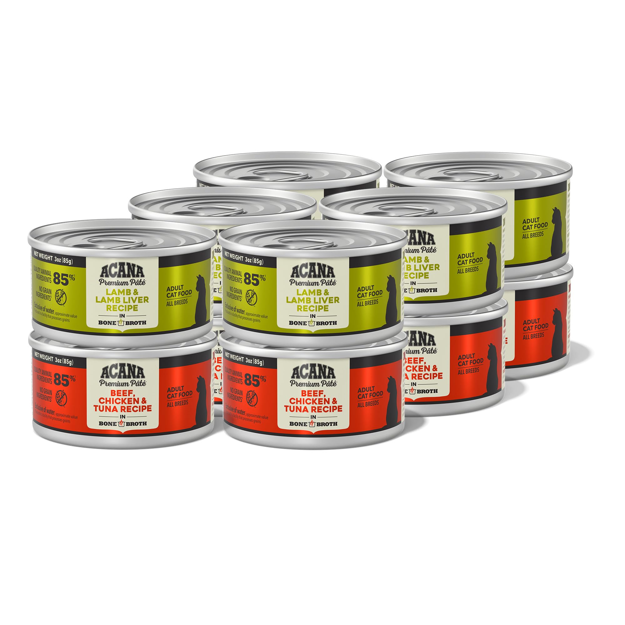 ACANA Pâté Chat — boîte boeuf bouillon crémeux pour hydratation et plaisir.