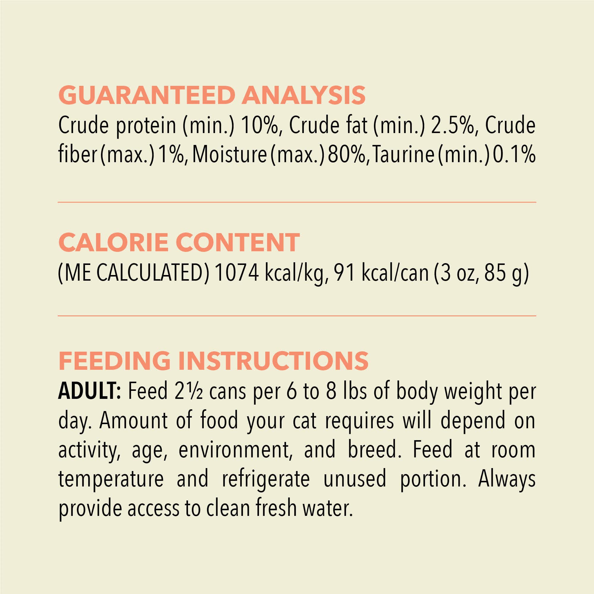 ACANA Premium Pâté Hydratation accrue grâce au bouillon intégré.