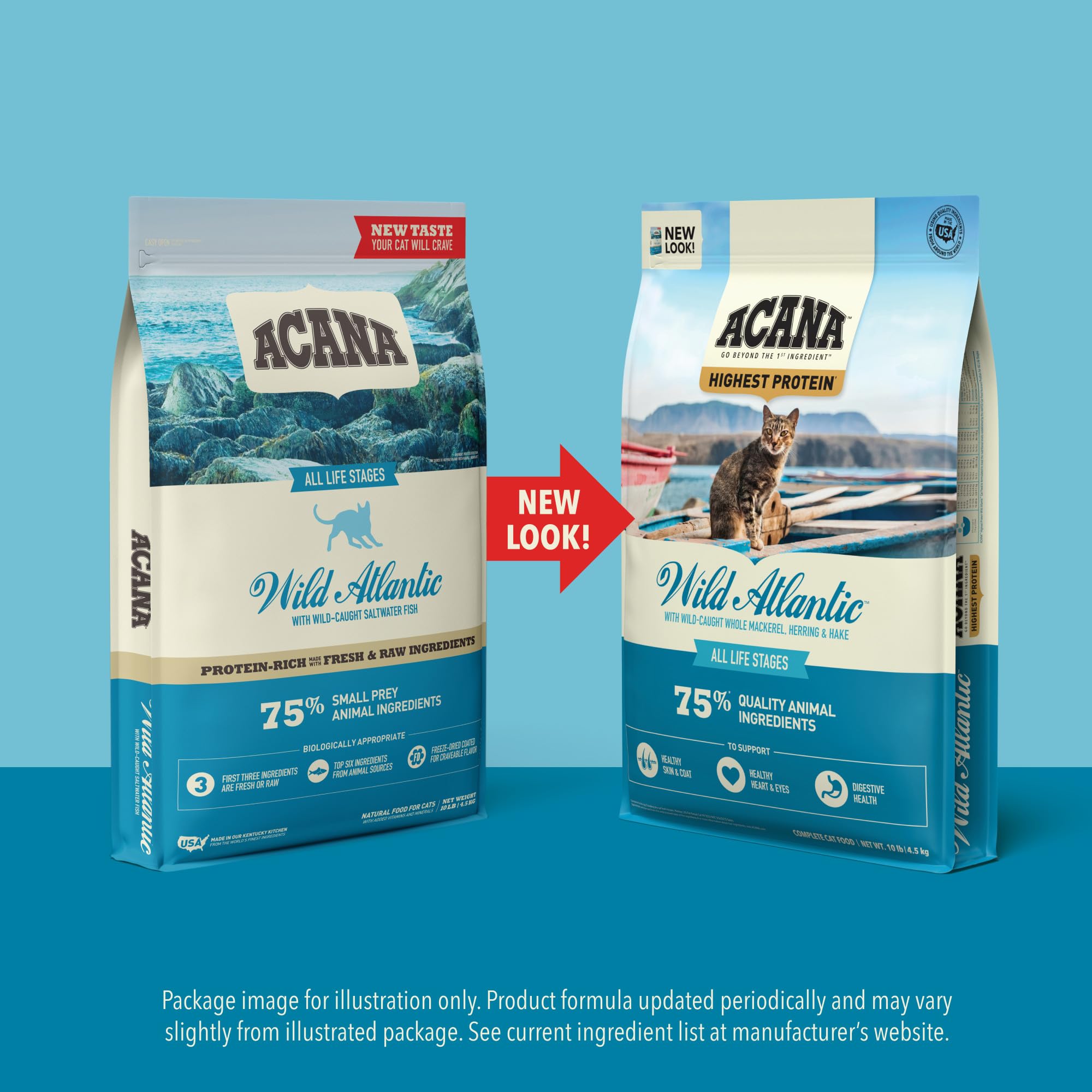 ACANA Wild Atlantic – fabrication aux États‑Unis avec des ingrédients de qualité.