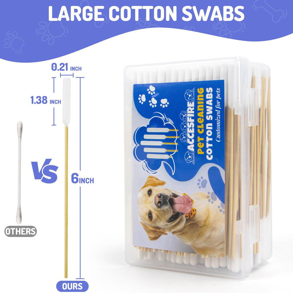 Accesfire utilisation polyvalente tiges, idéal pour soins animaux et surfaces difficiles.