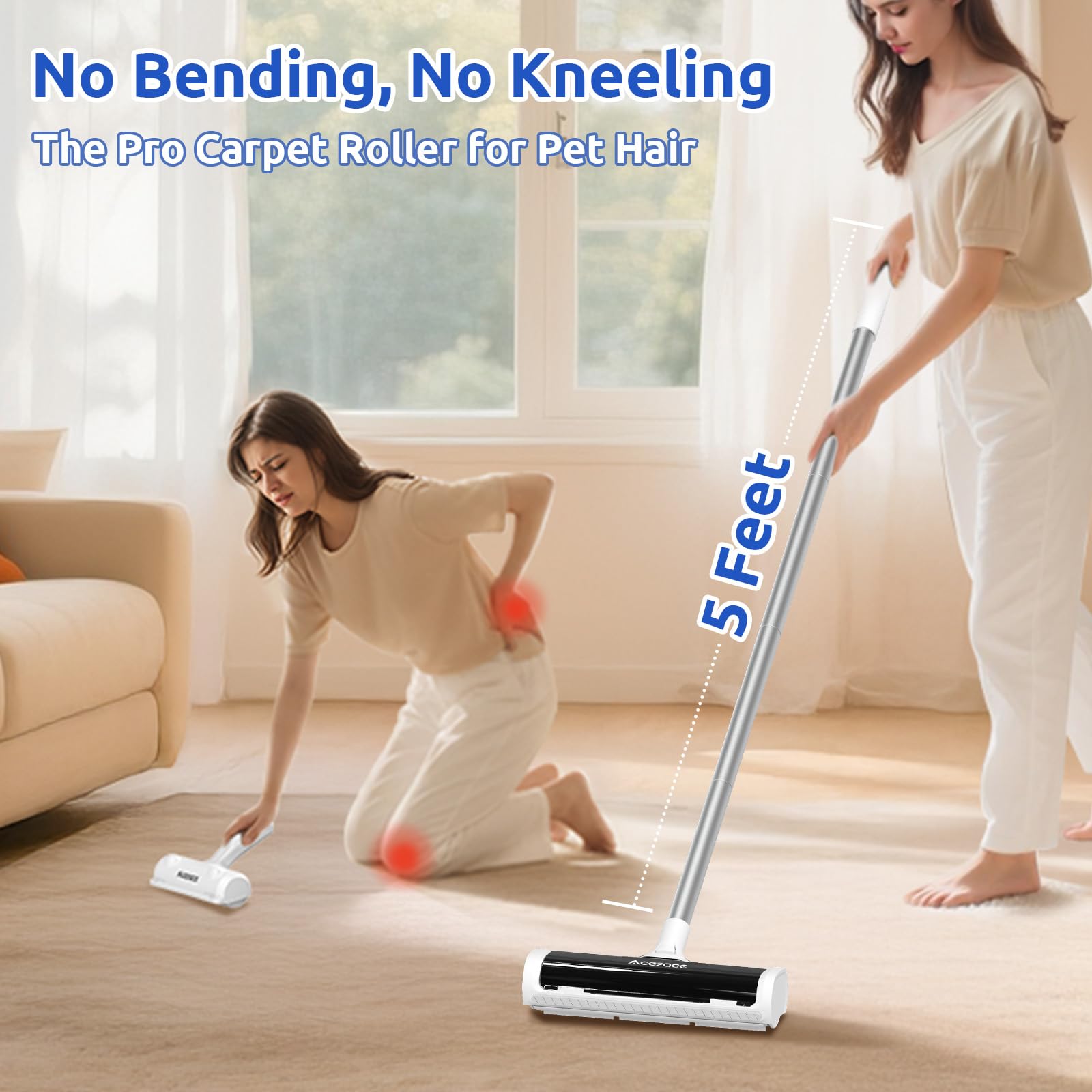 ACE2ACE A3 Pro : nettoie en profondeur les tapis très empruntés.
