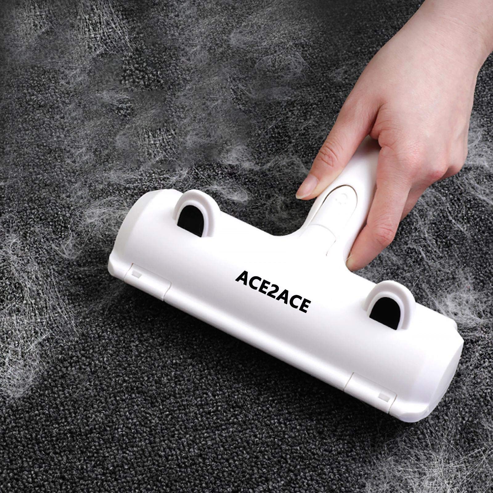 ACE2ACE rouleau réutilisable, poils d’animaux éliminés sans recharge.