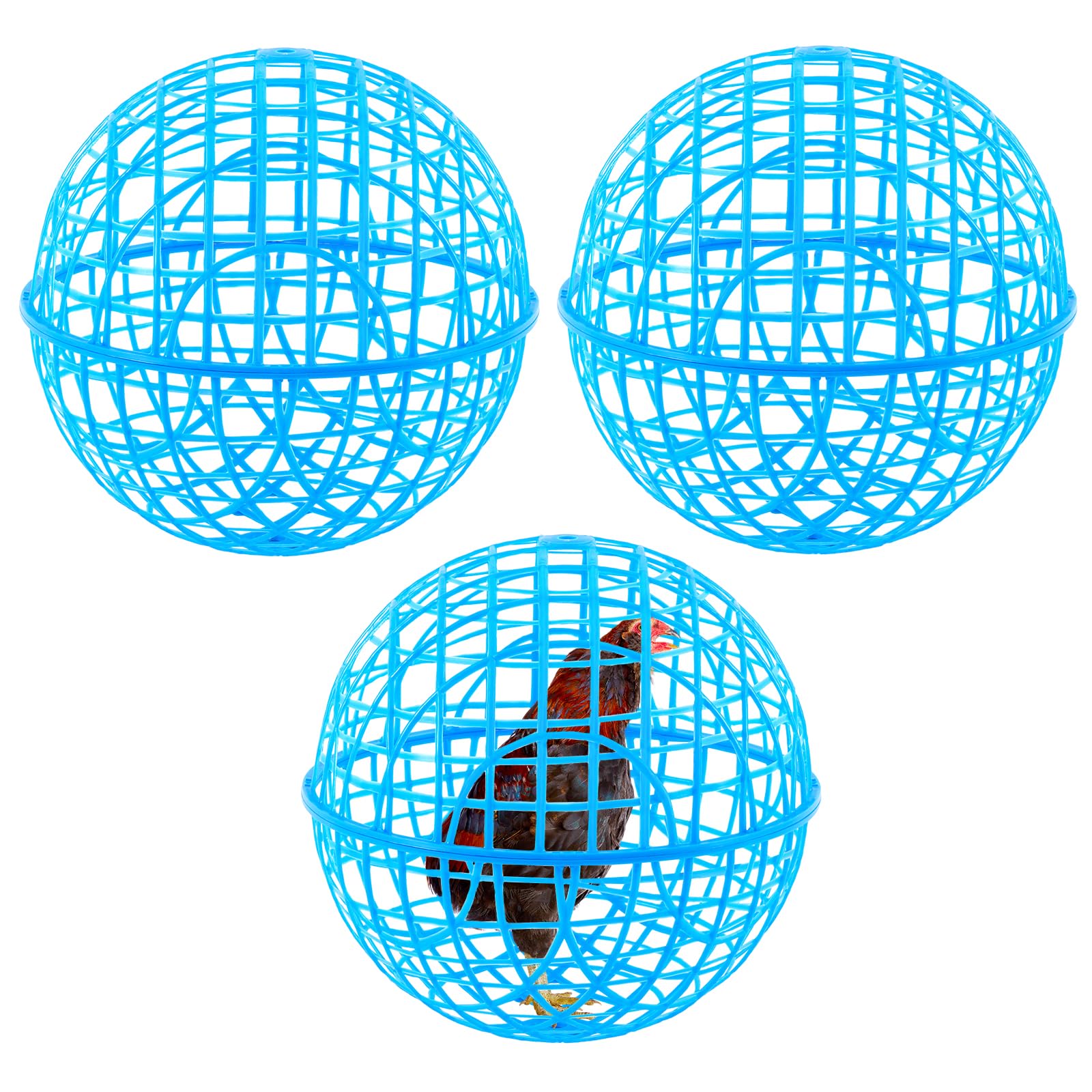 AceOrbit cages poulet ensemble, diamètre 18,9 pouces, abri sûr et espace d'activité.
