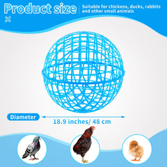 Cage poulet AceOrbit 18,9 pouces, usage extérieur polyvalent.