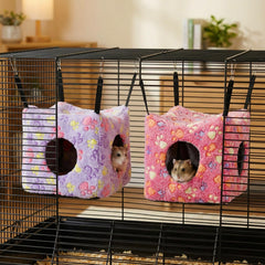 AceOrbit hamac cube chinchilla, habitat cosy et sécurisé.