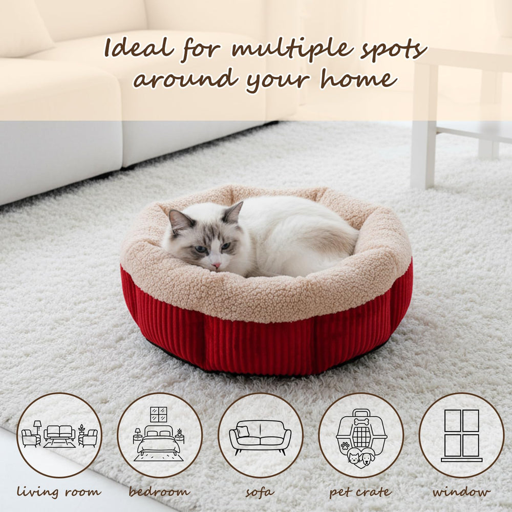 AceOrbit intérieur beige en peluche, douceur premium pour le repos.