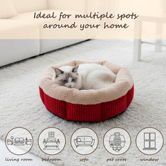 AceOrbit intérieur beige en peluche, douceur premium pour le repos.