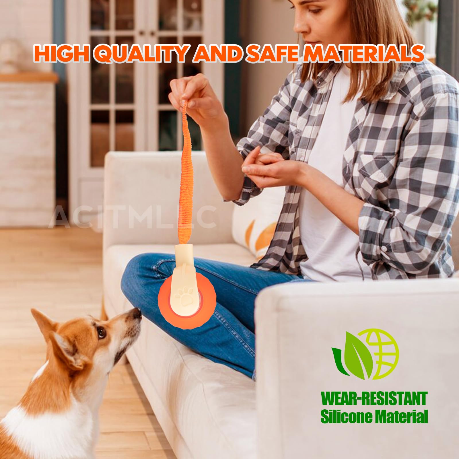 ACITMLLC Balle-design-sûr-non-toxique assure une utilisation sûre pour petits animaux.
