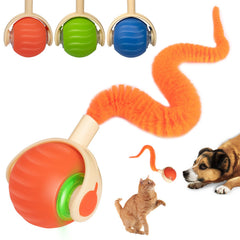 ACITMLLC Balle-jouet interactif pour chat et chien stimule l’instinct de poursuite.
