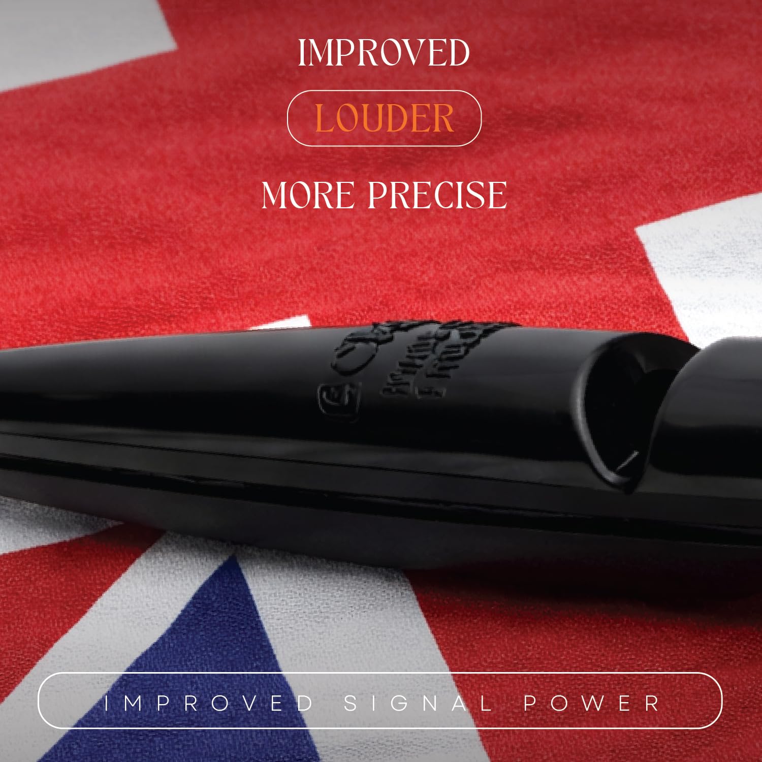 ACME 211-5 sifflet noir, en main, parfait pour les séances rapides