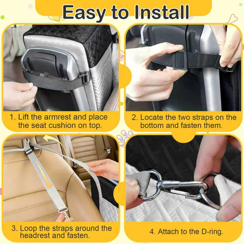 ACMEME Ancrages ceinture doubles, installation stable sur console ou siège.
