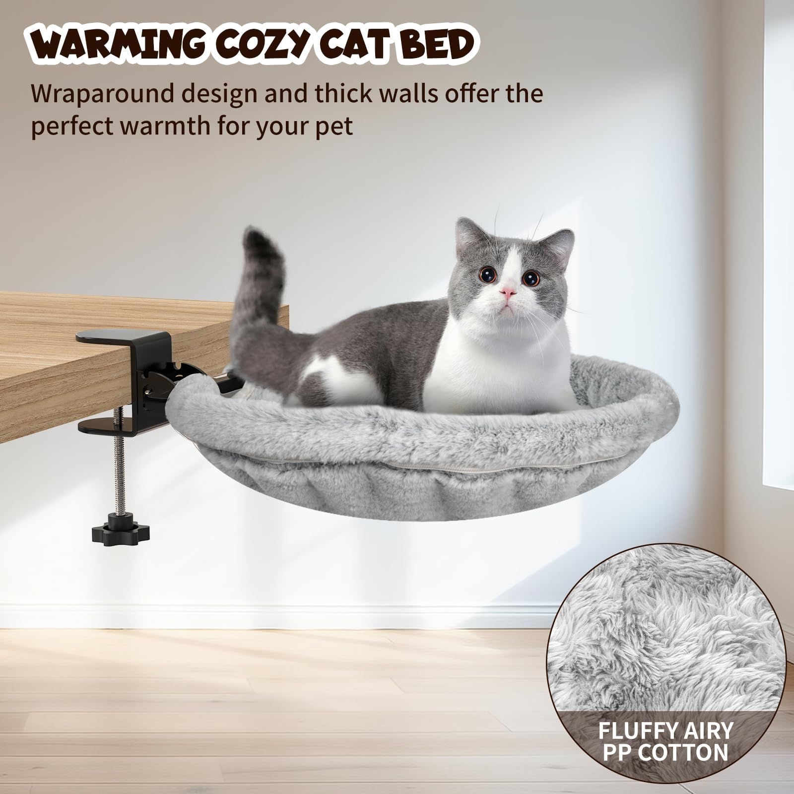 Acools design polyvalent hamac bureau chaise offre un espace dédié à votre chat.