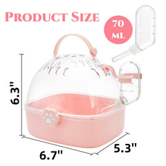 Acshio bouteille d eau 70ml pour hamster en voyage