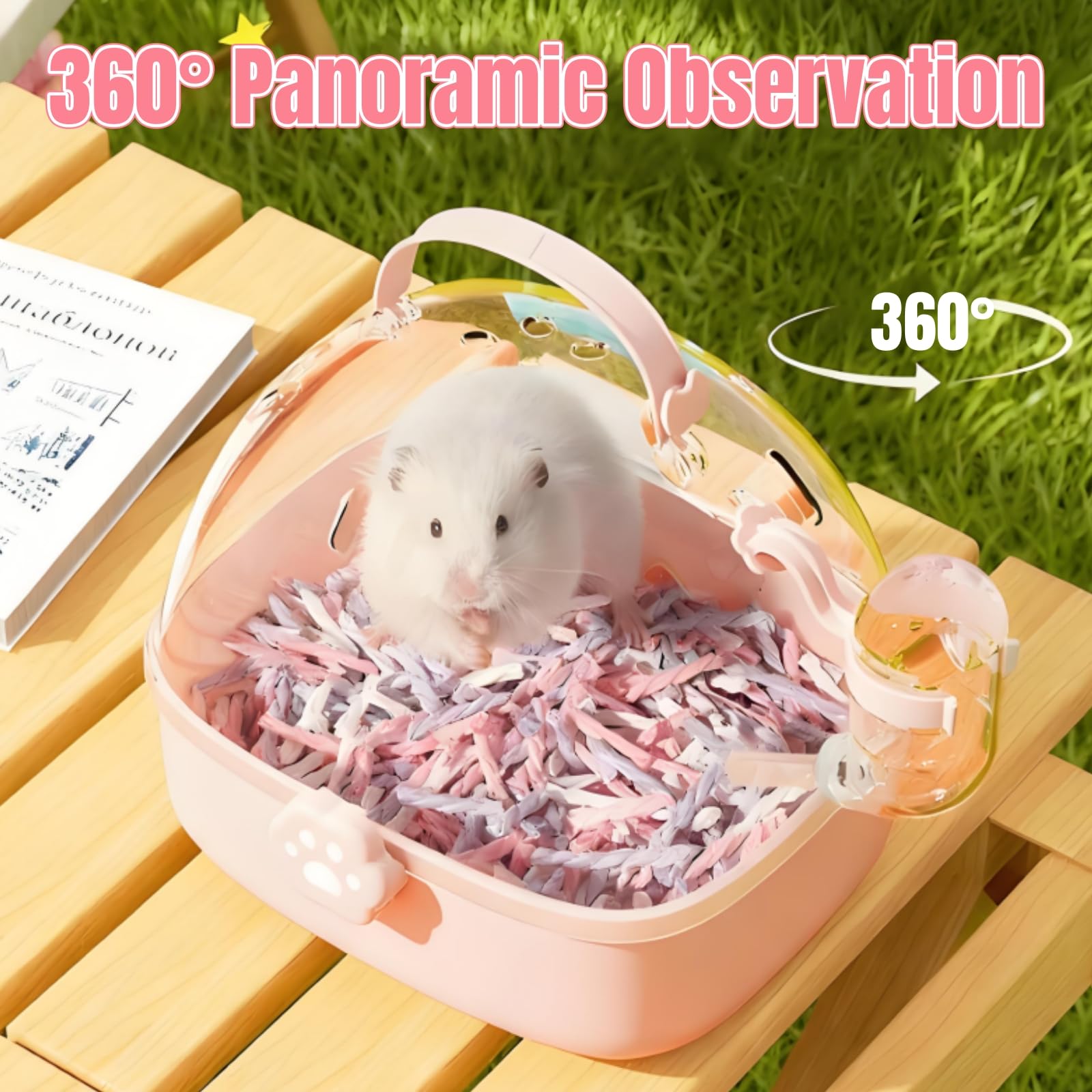 Acshio cage voyage pratique pour petits animaux deplacements