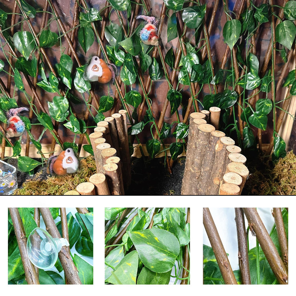 Acsist decor aquarium-terarium facile d'entretien, rendu verdoyant.