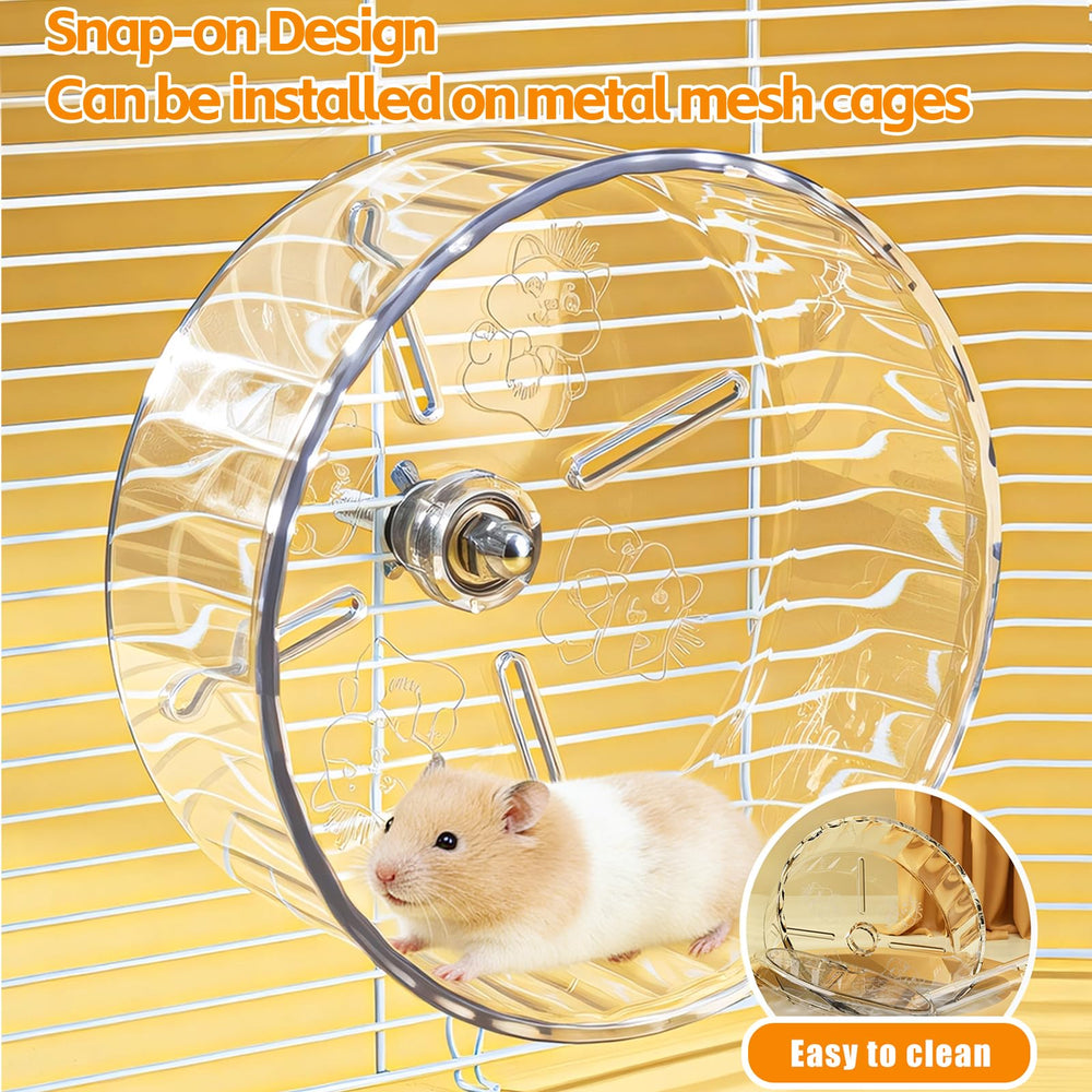 Roue Acsist silencieuse convient aux hamsters syriens et autres petits rongeurs.
