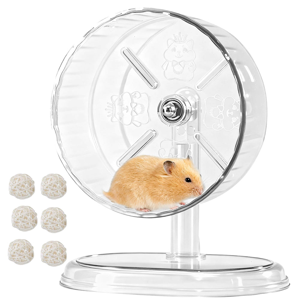 Roue Acsist silencieuse pour hamster, mouvement fluide et nuit sans bruit.