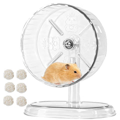 Roue Acsist silencieuse pour hamster, mouvement fluide et nuit sans bruit.