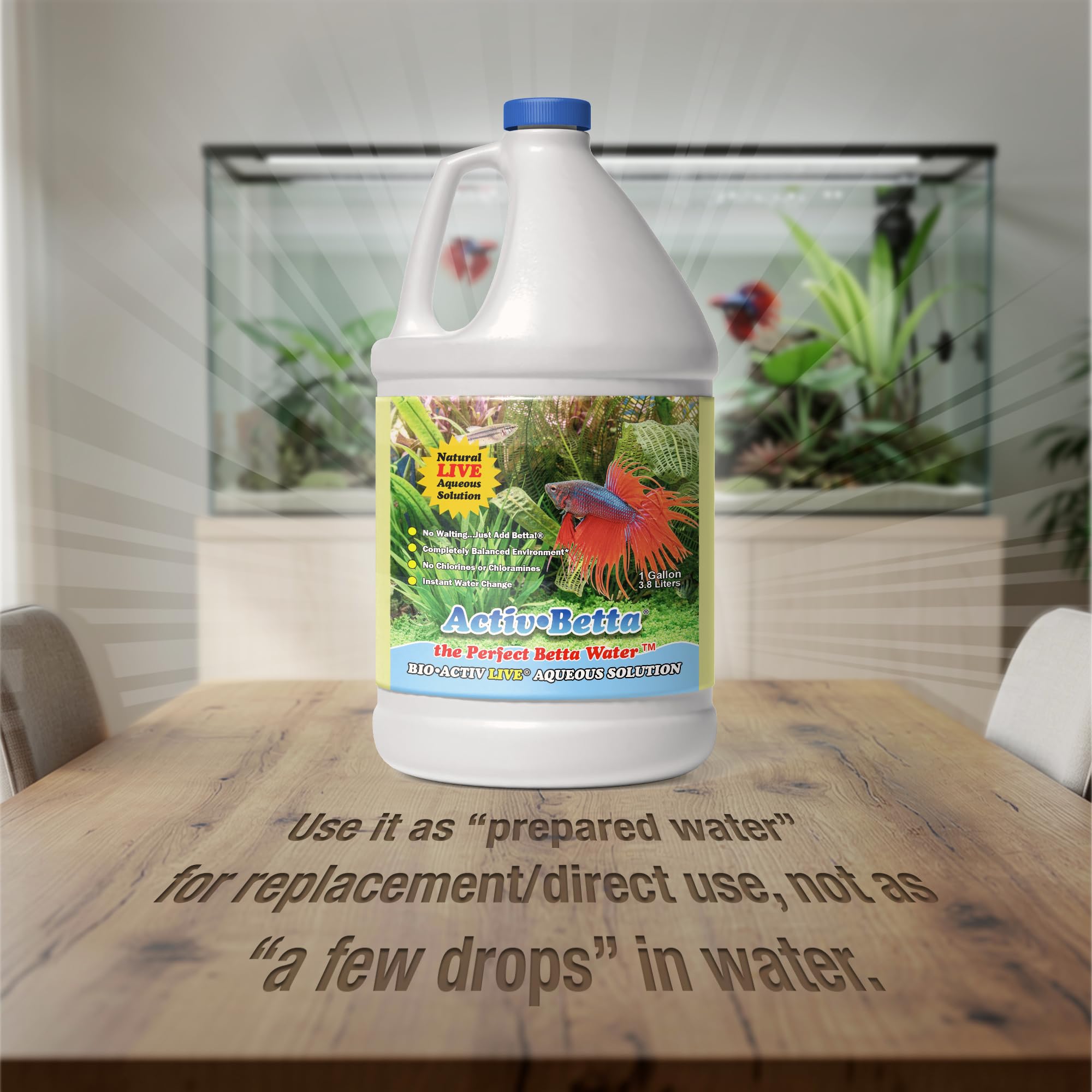 Activ Betta Bio-Activ Live – nutriments pour racines robustes et plantes.