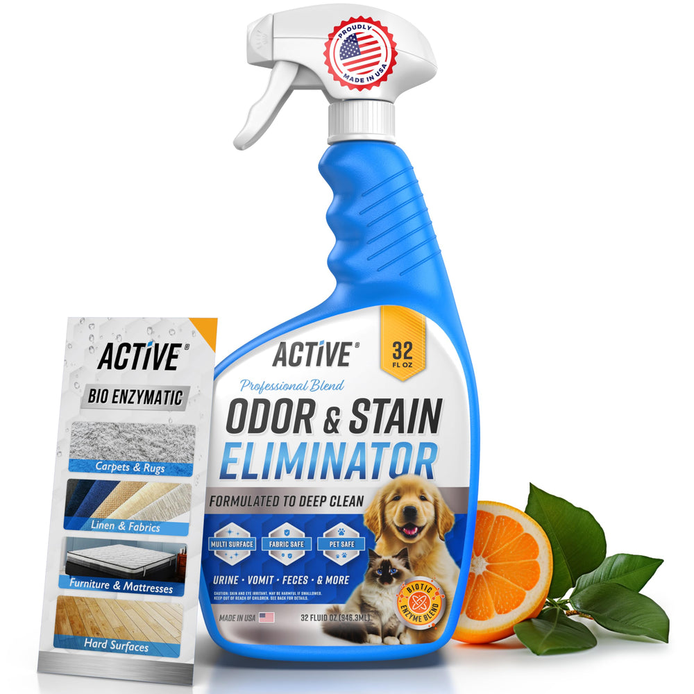 ACTIVE bouteille spray odeurs et taches sur surfaces domestiques