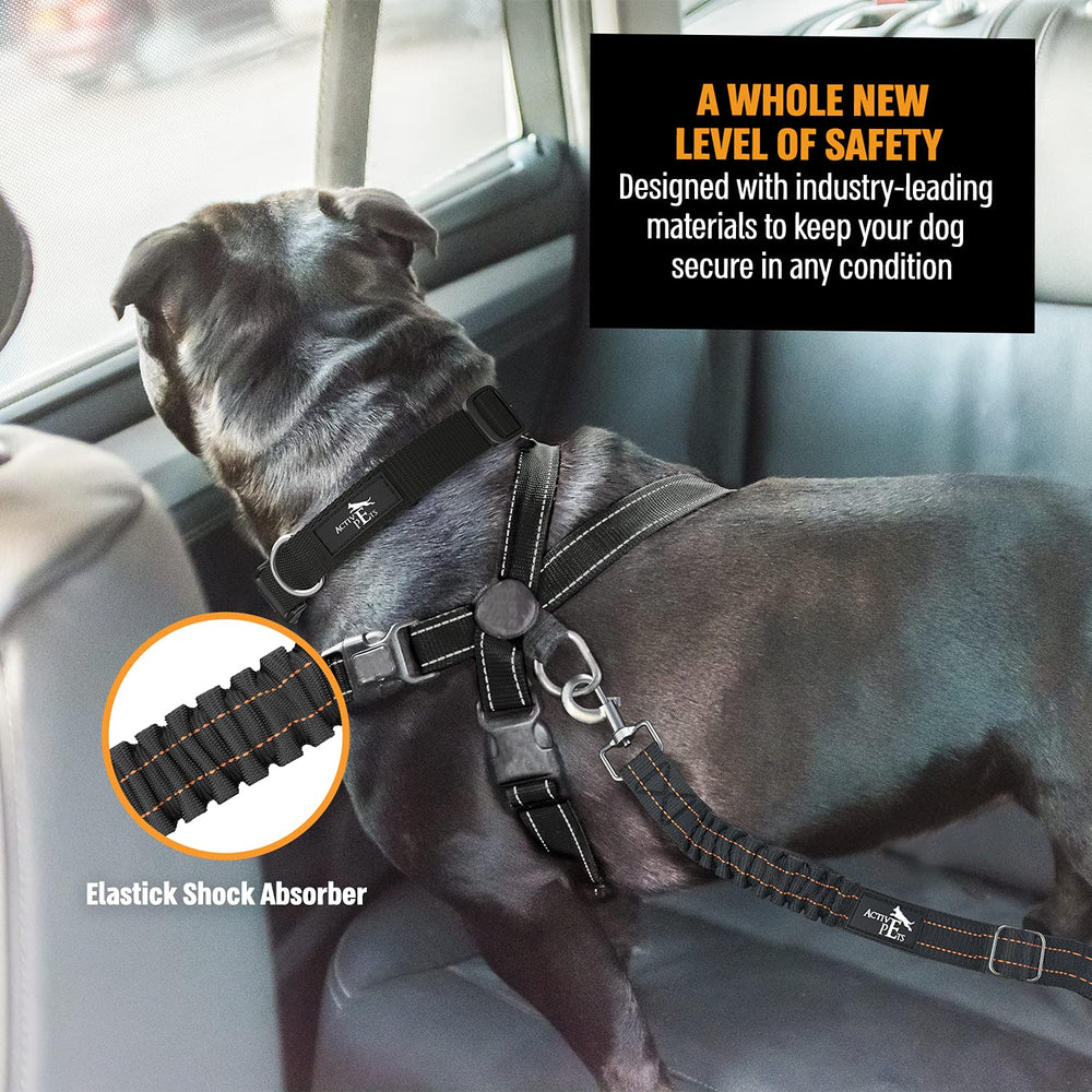 Active Pets ceinture sécurité chien ajustable 53-79 cm pour universelle.