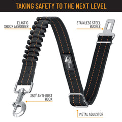 Active Pets ceinture sécurité chien élastique bungee absorbe les chocs.