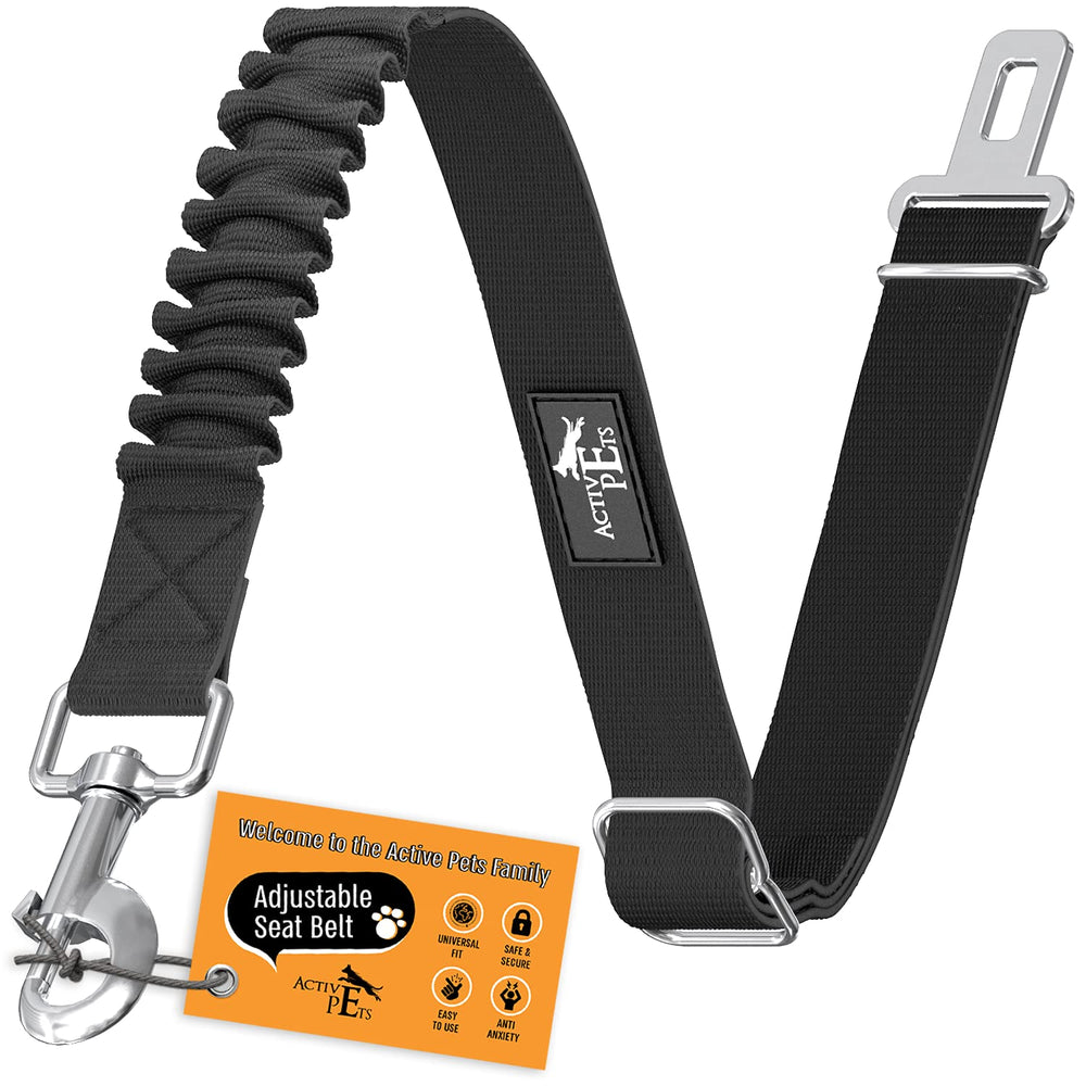 Active Pets ceinture sécurité chien ajustable pour trajets sûrs et confortables