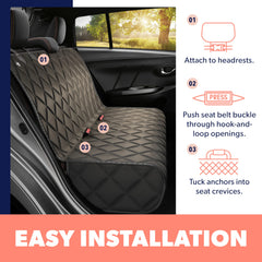 Active Pets installation rapide couvre-siege arriere en 60 secondes.