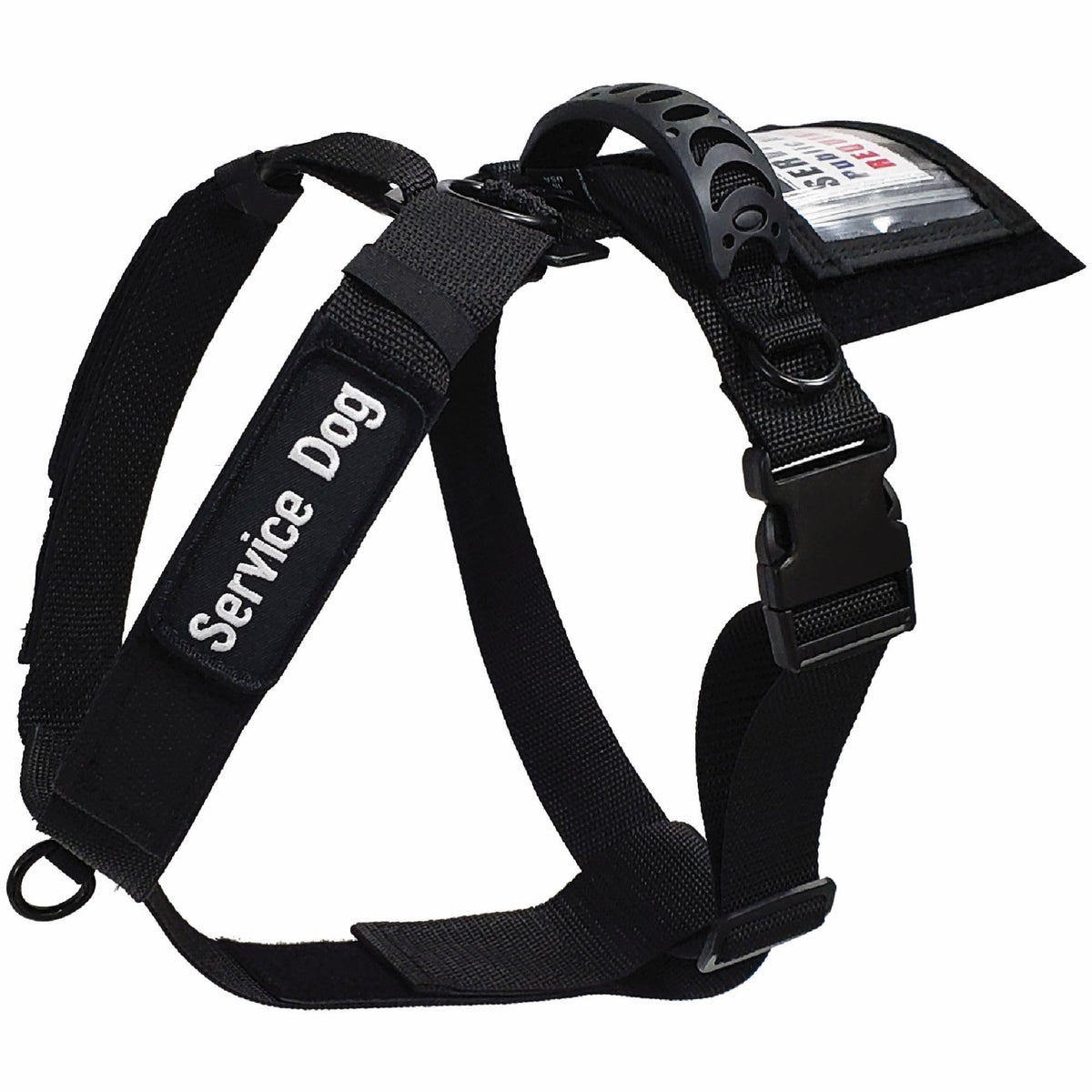 ActiveDogs veste service chien, avant-anneau-d: contrôle efficace lors des sorties quotidiennes.