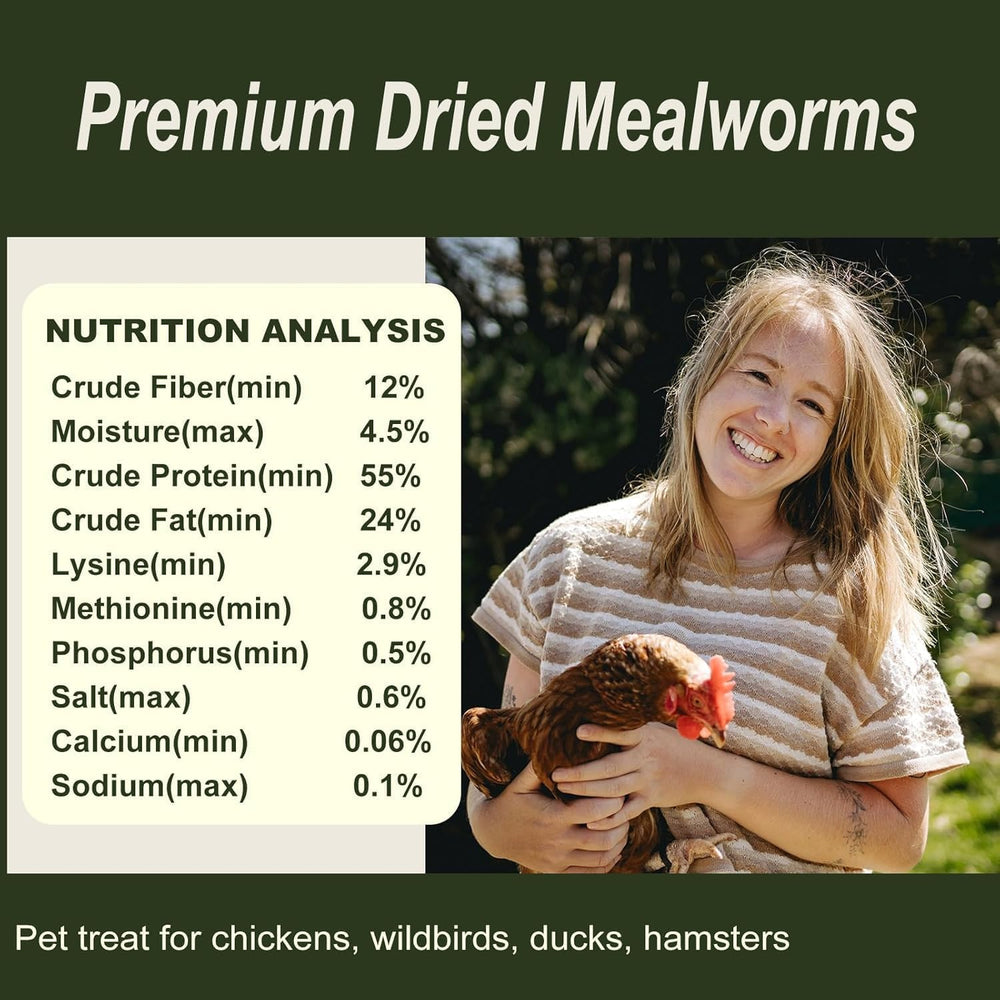 Adaman larves-seches-bulk-5lbs: option economique pour nourrir plusieurs animaux.