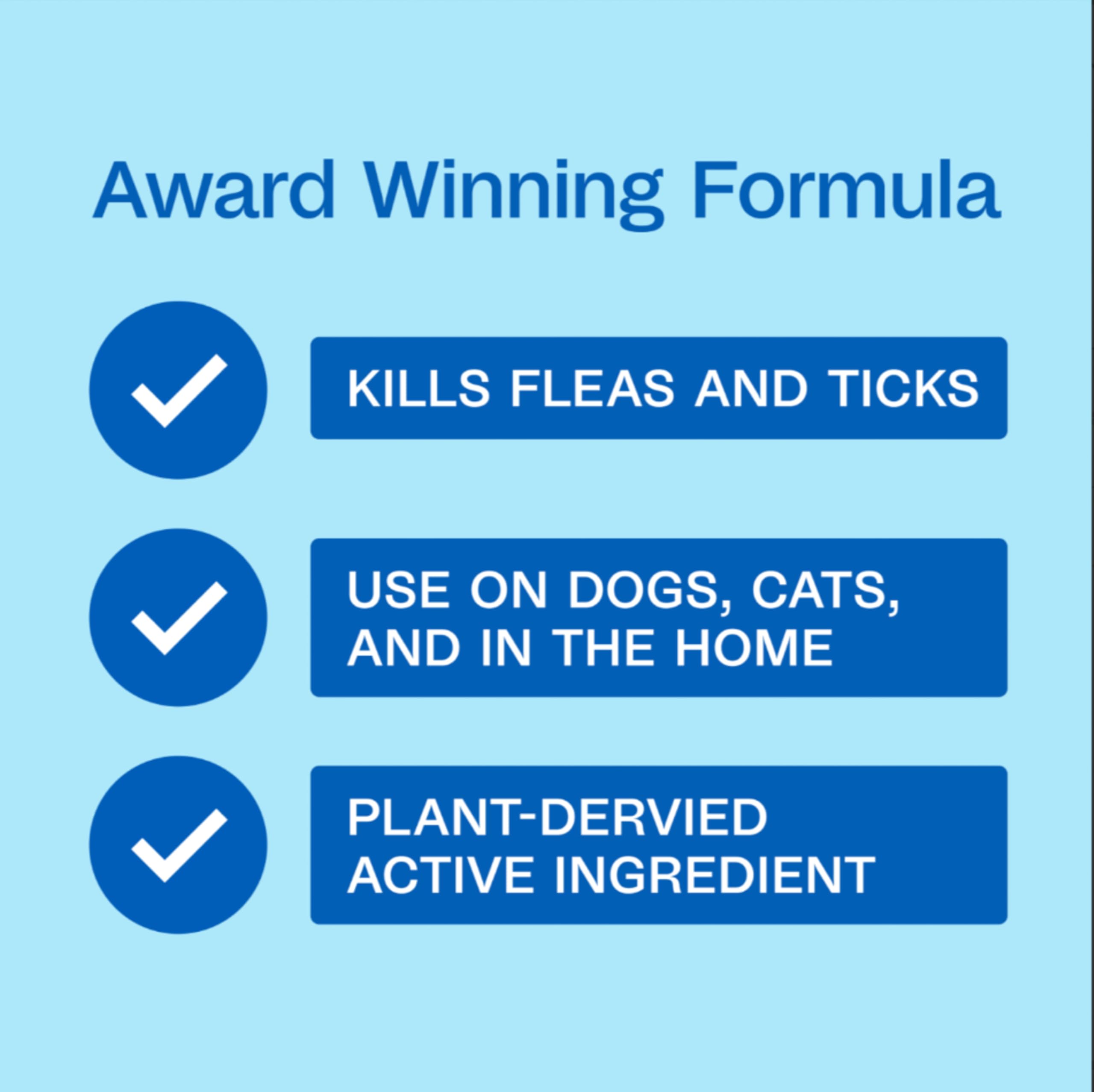 ADAMS Botanicals Anti-puces et tiques pour chiens et chats
