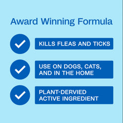 ADAMS Botanicals Anti-puces et tiques pour chiens et chats