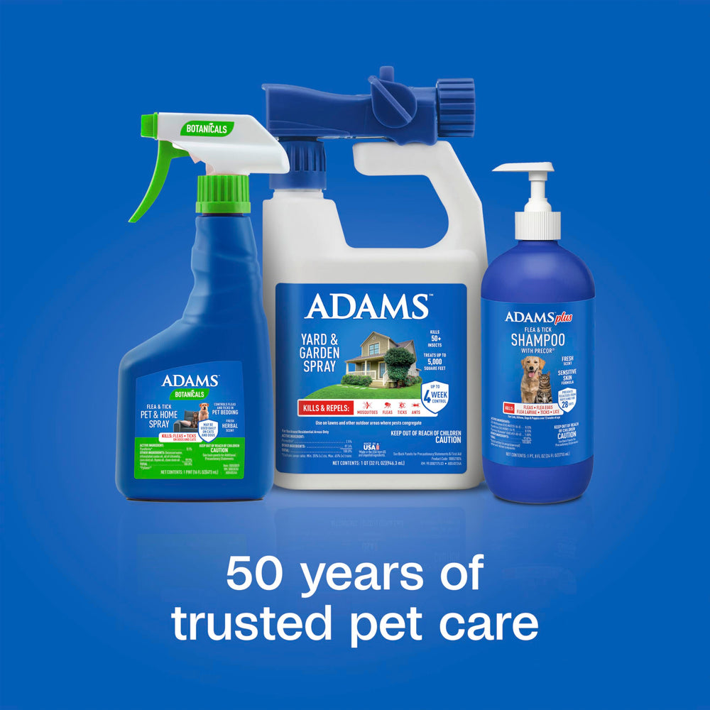 ADAMS Plus, chien et chat profitent d’un lavage efficace et agréable.