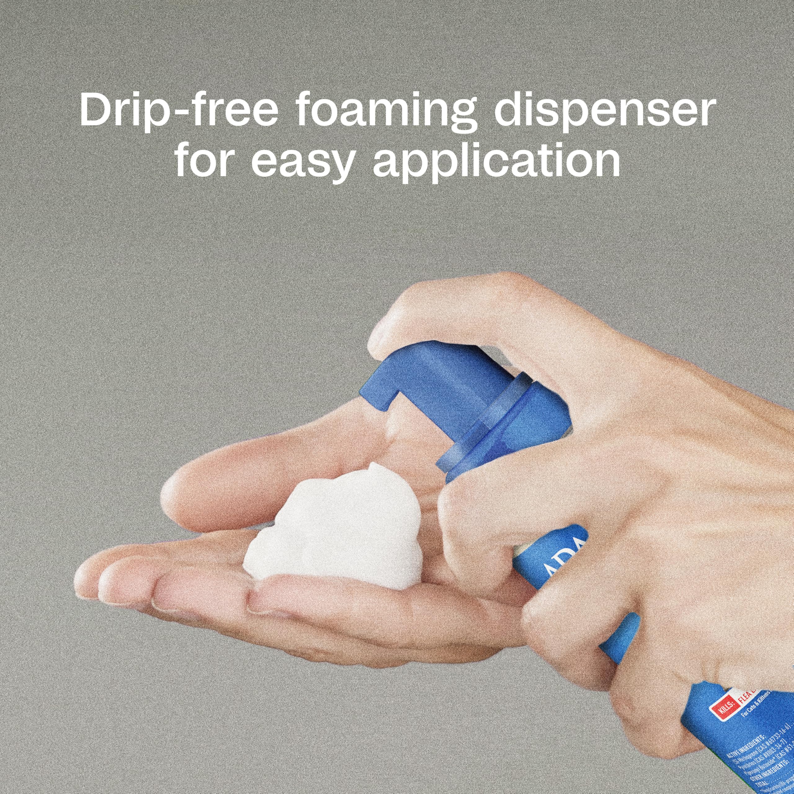 ADAMS Plus dispensateur mousseux sans fuite pour application propre.