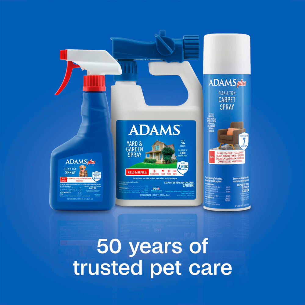 ADAMS Plus protection-7-mois : couverture longue pour les surfaces traitées.