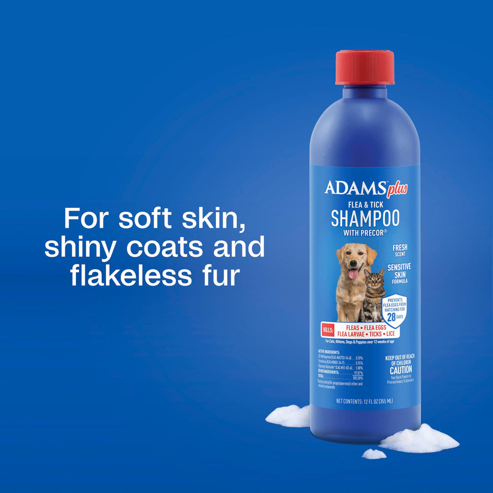 ADAMS Shampoing Parfum Léger: parfum discret qui reste frais.